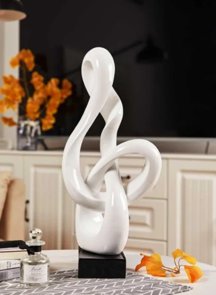 Modern Home Decor Treble Clef Sculpture New
